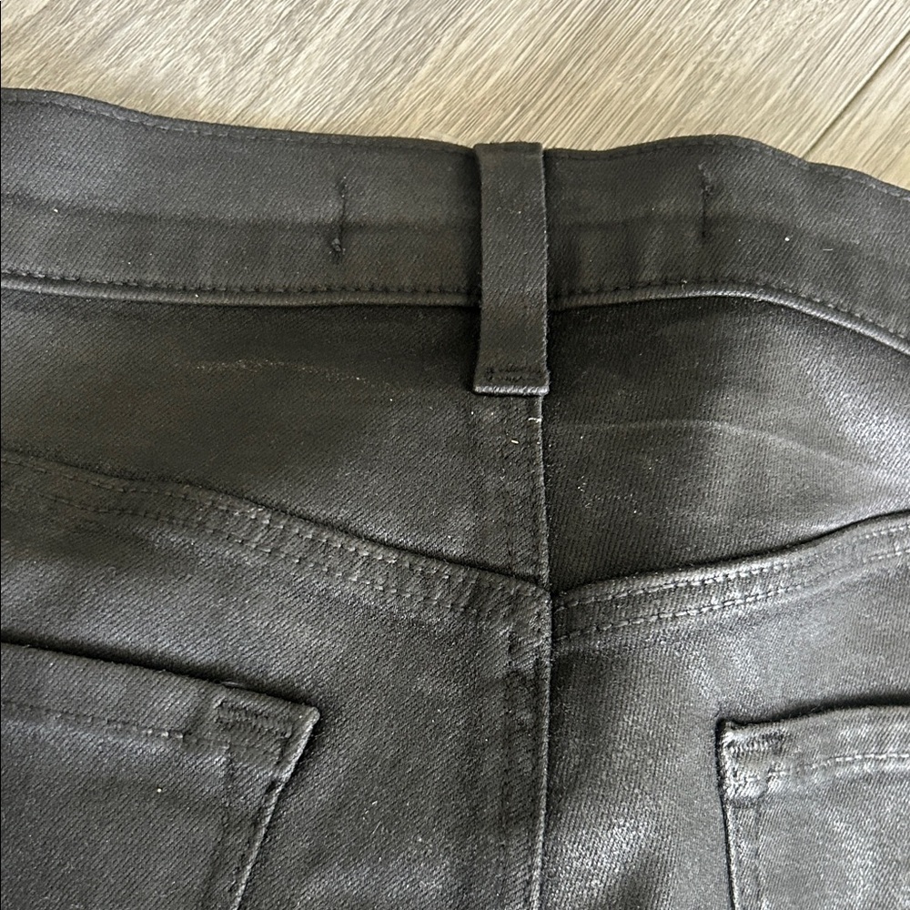 NWT J Brand x Halpern Maria High Rise Skinny Jeans Black Fringe Chain Sz 26 $398 - Picture 11 of 13
